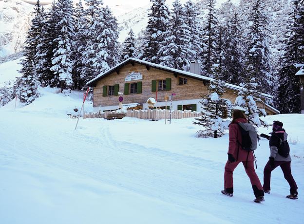 BergAKTIV - Ganztages-Schneeschuhwanderung zur Schattenlaganthütte
