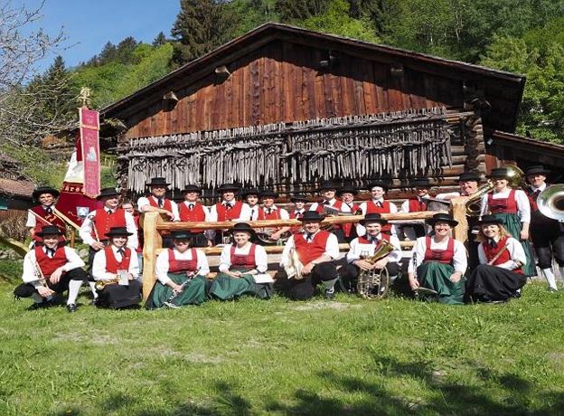 summer concert of the Dorfmusik Bürserberg